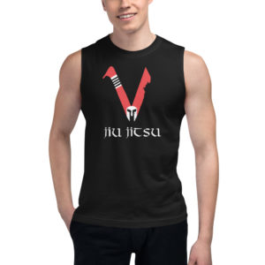 Victory MMA Jiu Jitsu Muscle Tee-Red