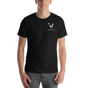 Victory MMA Muay Thai Chest Badge Unisex Tee-Black